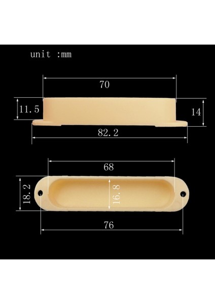 Mühürlü Kapat Stil Gitar Pickup St Gitar Aksesuar Siyah Için Kapakları( Yurt Dışından)(Yurt Dışından) indirimleri