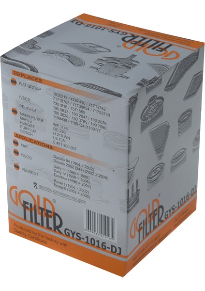 Daily I | Grinta (78-89) | 1978 > 1989 45-10 Turbo Yağ Filtresi fiyatları