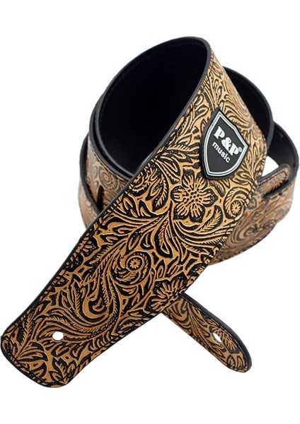 Ayarlanabilir Gitarlar Bas Kayışı Kemer Dize Cihazı Yedek Parçaları Kahverengi( Yurt Dışından)(Yurt Dışından)