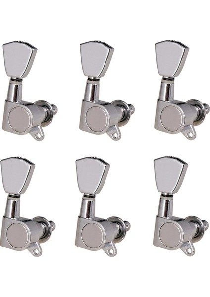 Klasik Gitar Tuning Pegs Tuner Makinesi Kafaları Elektro Gitar Için 6r Gümüş Gümüş( Yurt Dışından)