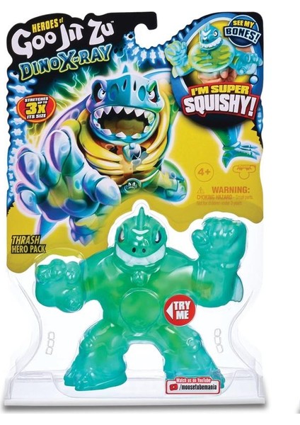 Goojitzu Tekli Figür Dino X-Ray Thrash Hero Pack 41199