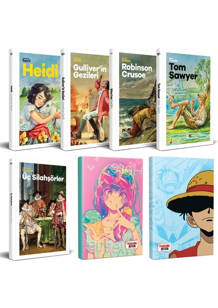 Çocuk Klasikleri Beş Klasik - Luffy ve Icecream Defter