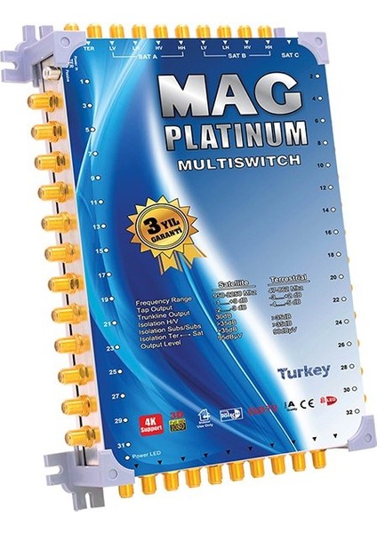 10*40 Kaskatlı Uydu Santrali Mag Platinum