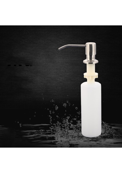 Flyeer 2020 300ML Banyo Mutfak Sabunluk Lavabo Deterjan Için Sıvı El Yıkama Sabunluk Pompa Mutfak Paslanmaz Çelik Kafa Için (Yurt Dışından)