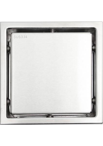 Pratik Kare Paslanmaz Çelik Karo Ekleme Yer Sifonu Duş Atık Izgarası 110MMX110MM (Yurt Dışından) modelleri