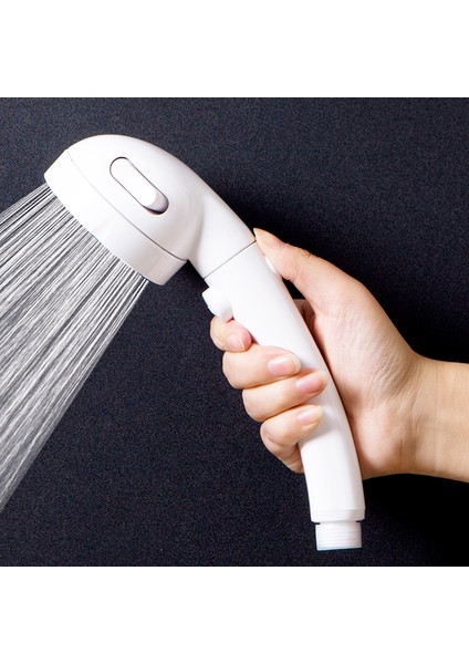 Quanbu Basınçlı Su Tasarruflu Duş Başlığı Abs 3 Hız Ayarlı Banyo El Duşu Hidrofor Duş Başlığı (Yurt Dışından)