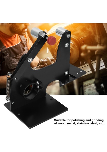 Zımpara Bant Adaptör Seti Değiştirme 115/125/150MM Elektrikli Açılı Taşlama Makinesini Bantlı Zımparaya Dönüştür (Yurt Dışından)