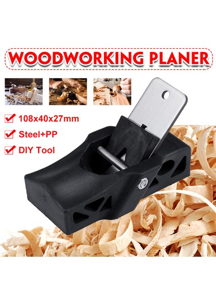 Mini Planya Marangoz Bileme El Ahşap Planya Manuel Kırpma Dıy Aracı Woodcraft Ağaç Işleme El Sanatları Ev Bahçe Için (Yurt Dışından)