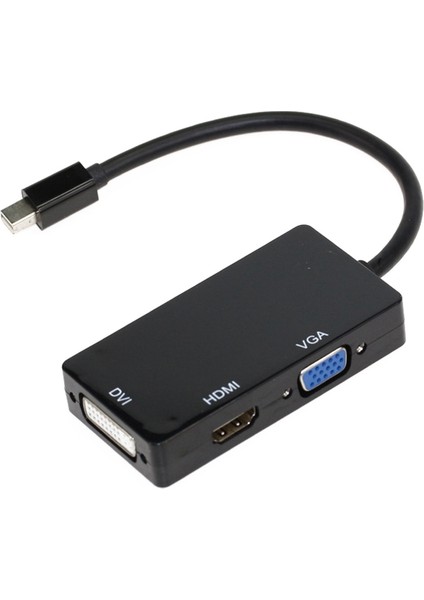 Guangdong Spirit MacBook Pro Mac Air Için Mini Display Port Thunderbolt - HDMI VGA DVI Adaptörü (Yurt Dışından)