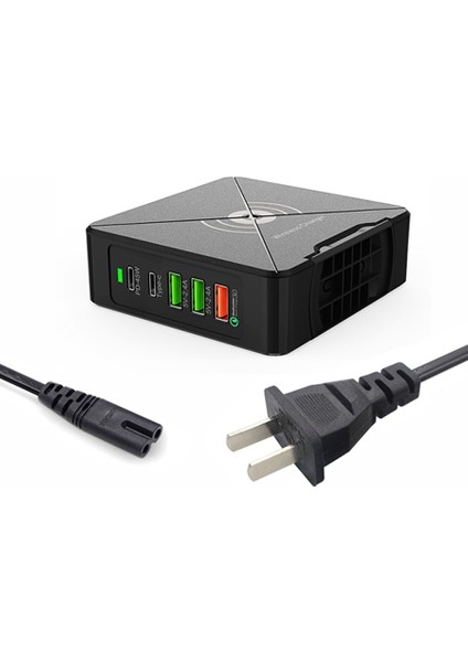 Flyeer Çoklu USB Kablosuz Şarj Cihazı iPhone Uyumlu x Için Hızlı Şarj Cihazı Xr Qi Kablosuz Şarj Cihazı 75W Qc 3.0 Hızlı Duvar Şarj Cihazı-Abd Tak (Yurt Dışından) fiyatları