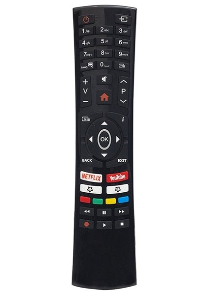 Kl Vestel Netflix-Youtube Tuşlu LCD-LED Tv Kumanda (RC4390-30100824) Yazısız