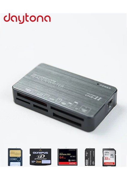 All In One 43in1 USB 2.0 Reader & Writer – Sd - Microsd – Cf - Ms/ms Pro / Ms Duo Kart Okuyucu