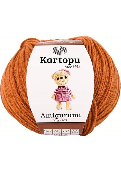 Amigurumi Pamuklu Oyuncak Örgü Ipliği Taba K1834 50 gr