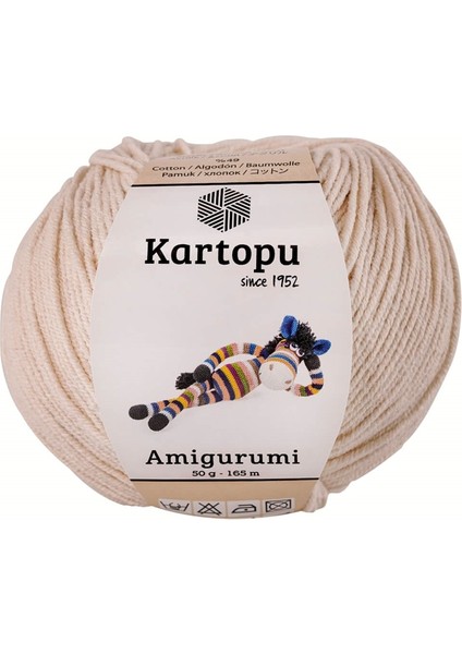 Amigurumi Pamuklu Oyuncak Örgü Ipliği Açık Ten K354 50 gr