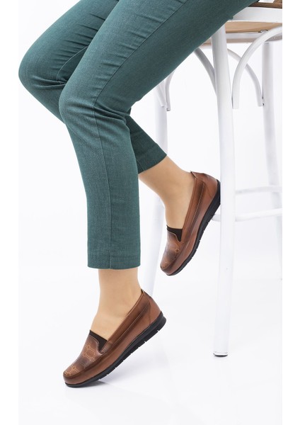 TRZ350 Içi Deri Topuk Jelli Ortopedik Günlük Anne Ayakkabı fırsatları