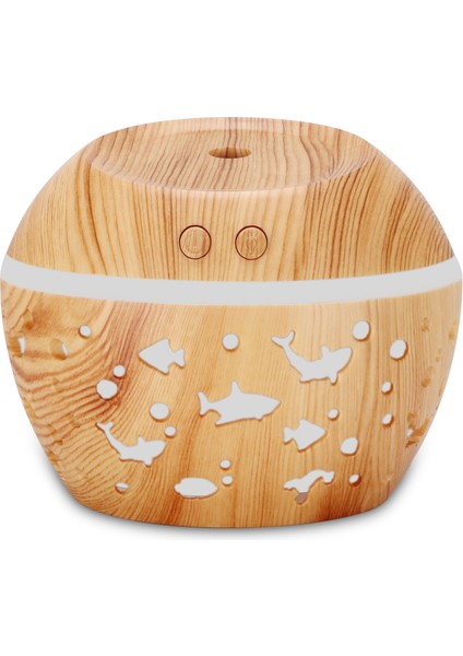 Aroma Difüzör Aroma Diffuser Nemlendirici USB Şarj Edilebilir Yatak Odası Küçük Taşınabilir Sprey Nemlendirici 300ML (Yurt Dışından)