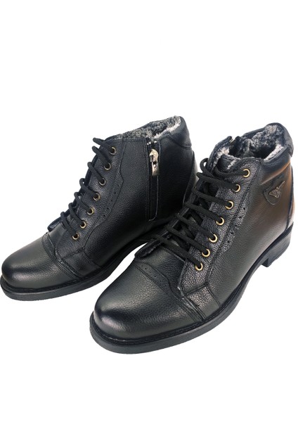 DMT29 Erkek Deri Içi Kürklü Bağcıklı Bot Taba fırsatları