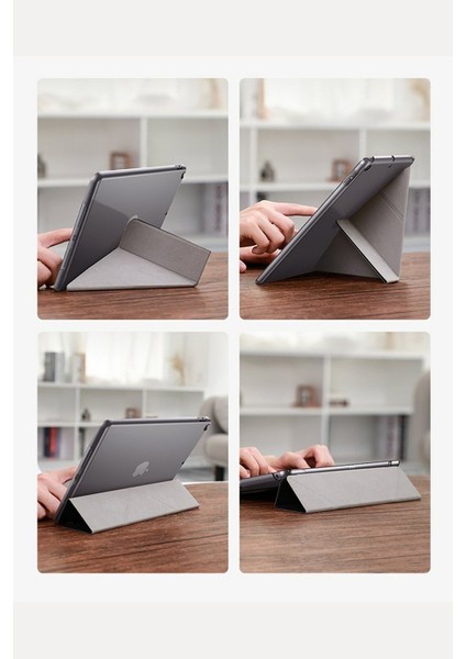 Galaxy Tab S7 Fe Lte (T737-T736-T733-T730) Kalemlikli Premium Standlı Katlanabilir Uyku Modu Özellikli Tablet Kılıfı modelleri