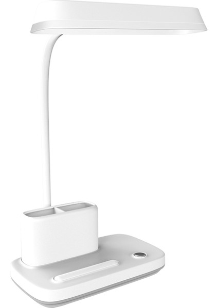 USB Şarj LED Masa Lambası, Renk: T031 Beyaz (Yurt Dışından)