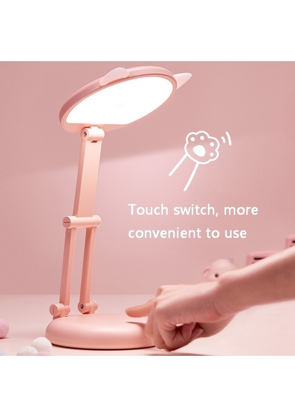 WH-C17 Kedi Kulak Taşınabilir Masa Lambası Kulak Tipi 1200MAH + Şarj (Yurt Dışından) fırsatları