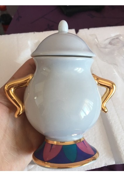 Karikatür Güzellik Ve Canavar Kahve Seti Şeker Kase Pot Çip Çaydanlık Fincan Creamer Set Güzel Noel Doğum Günü Hediyesi Hızlı Post | Şeker Krema Tencere (Yurt Dışından) fiyatları