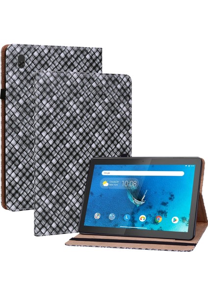 Lenovo Tab M10 TB-X605L Için Renkli Örgülü Deri Kılıf (Yurt Dışından)