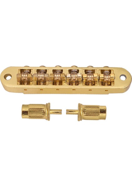 6 Dize Gitar Köprü Tailpiece Lp Epi Gitar Değiştirme Için Altın( Yurt Dışından)