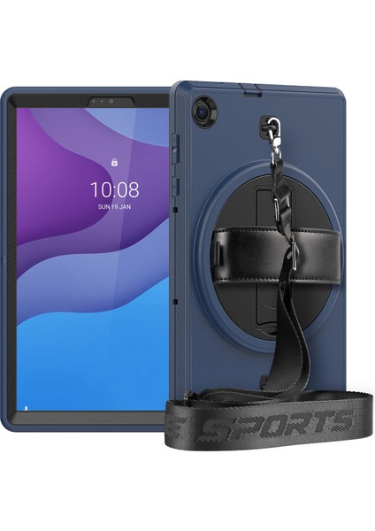Lenovo Tab M10 Plus X606F Için Düşmeye Dayanıklı Tpu + Pc Tablet Kılıfı (Yurt Dışından)