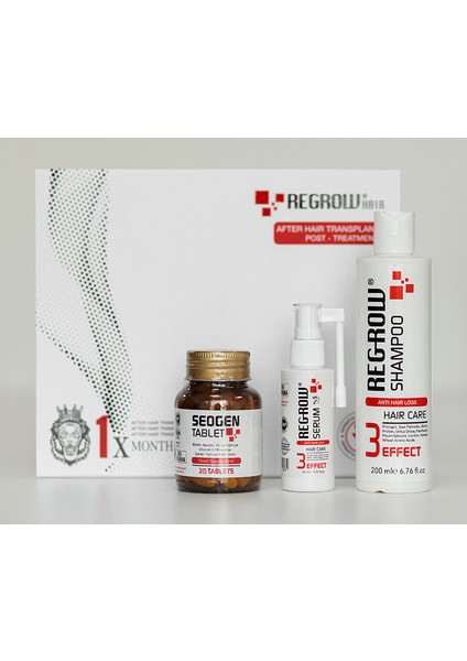 Regrow® Regrow Hair Saç Ekimi Sonrası 1 Aylık Kullanım Seti fırsatları