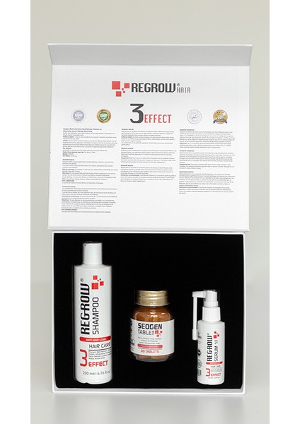 Regrow® Regrow Hair Saç Ekimi Sonrası 1 Aylık Kullanım Seti indirimleri