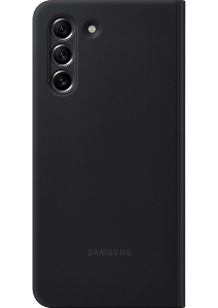 Galaxy S21 FE Smart Clear View Kılıf-Siyah EF-ZG990CBEGTR