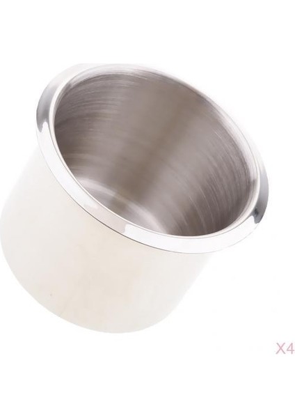 4 Adet 68 mm Gümüş Tekne Deniz Rv Gö Mme Kupası Içecek Can Tutucu Tekne (Yurt Dışından)