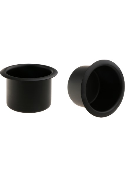 2 Adet Alüminyum Alaşım Kupası Içecek Tutucu Tekne Araba Kamyon Camper Rv Suv Siyah (Yurt Dışından)