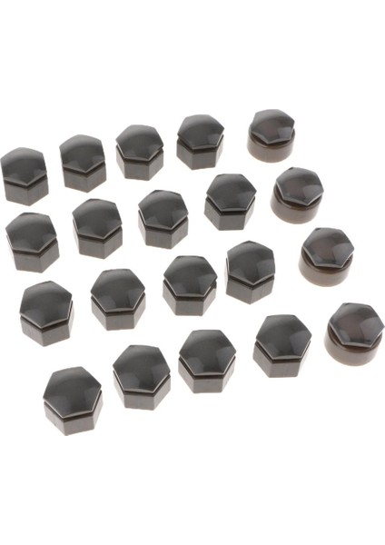 20 Set 19 mm Araba Tekerlek Lastik Somun Pabucu Toz Koruyucu Hub Vida Gri Kapakları (Yurt Dışından) indirimleri