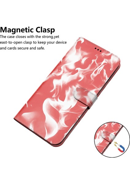 Puluz Oneplus Nord N100 Için Deri Kılıf - Kırmızı (Yurt Dışından)