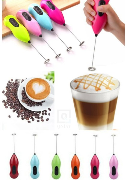 Mini Mixer Kahve Süt Köpürtücü Karıştırıcı Cappucino Mikser Star Coffe Yapımı El Mikser