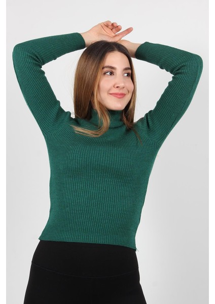 983-10220 Balıkçı Yaka Fitilli Kaşkorse Kazak fiyatları