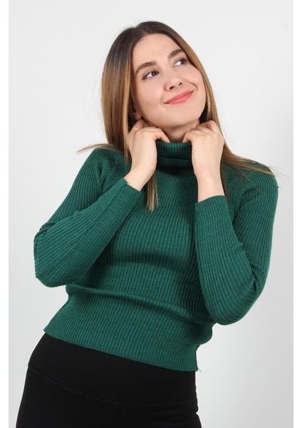 983-10220 Balıkçı Yaka Fitilli Kaşkorse Kazak modelleri