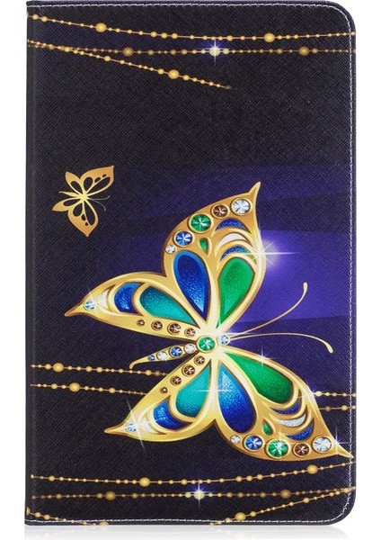 Galaxy Tab A 10.1 (2016) Için Cüzdan Işlevli Stand Kapaklı Tablet Kılıfı (Yurt Dışından)