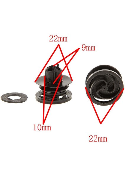 20 Kapı Paneli Paketi Klipsleri Fastener Tutucu 98-Up Vw Passat 3B0868243 (Yurt Dışından)