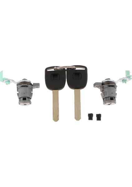 2 Adet Ateşleme Silindir Kapı Kilidi Çekirdek Honda Cr-V 03-06 Için 2 Tuşları Parçaları Ile (Yurt Dışından)