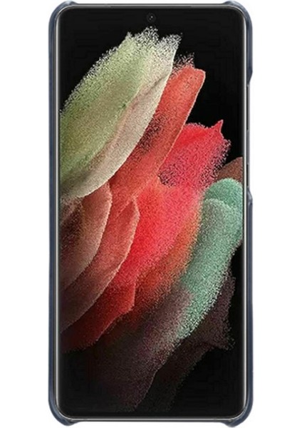 Galaxy S22 Ultra 5g Çizilmeye Dayanıklı Pu Deri Kaplamalı Pc Telefon Kılıfı - Mavi (Yurt Dışından) fiyatları