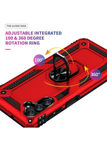 Samsung Galaxy A13 5g Için Çift Katmanlı Tpu Telefon Kılıfı - Kırmızı (Yurt Dışından) fırsatları