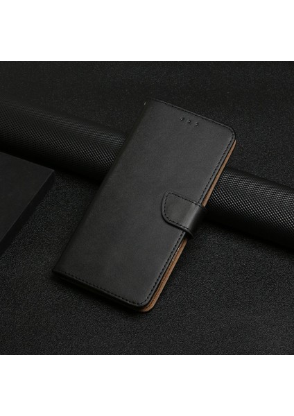 Samsung Galaxy A20S Için Darbeye Karşı Korumalı Deri Koruyucu Kılıf - Siyah (Yurt Dışından) fiyatları