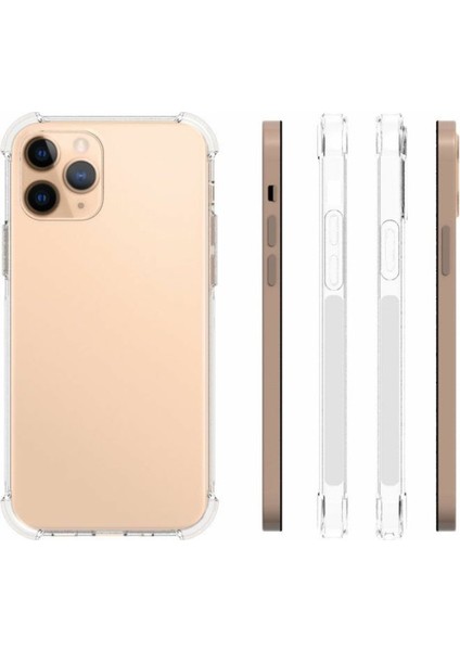 Hello- U Apple iPhone 12 Mini 5.4 Inç Uyumlu Darbeye Dayanıklı Kaymaz Pc +Tpu Telefon Kılıfı - Şeffaf (Yurt Dışından) fırsatları