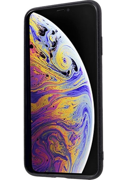 Apple iPhone Xs Max Uyumlu Mat Doku Tpu Telefon Kılıfı - Siyah (Yurt Dışından) fiyatları