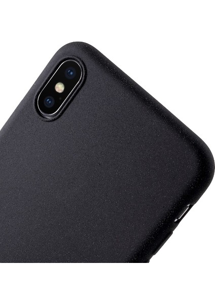 Apple iPhone Xs Max Uyumlu Mat Doku Tpu Telefon Kılıfı - Siyah (Yurt Dışından) indirimleri