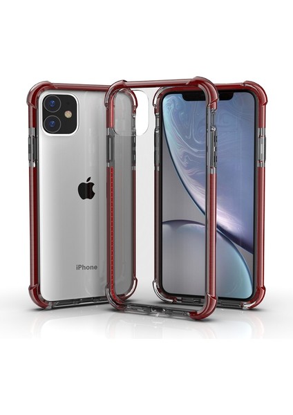 Apple iPhone 11 Için Düşmeye Dayanıklı Akrilik Sert Koruyucu Telefon Kılıfı - Koyu Kahverengi (Yurt Dışından)