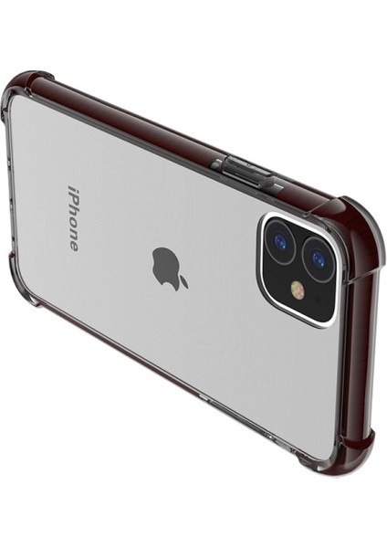 Apple iPhone 11 Için Düşmeye Dayanıklı Akrilik Sert Koruyucu Telefon Kılıfı - Koyu Kahverengi (Yurt Dışından) fiyatları