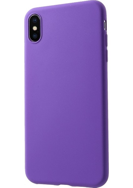 Apple iPhone Xs Max Uyumlu Mat Doku Tpu Telefon Kılıfı - Mor (Yurt Dışından) modelleri